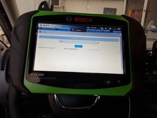 Диагностика с таблет Bosch KTS 350